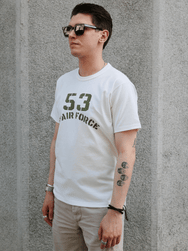 The Real McCOY's Military Tee 53rd 2nd Air Force – Milk (MC26016-011)