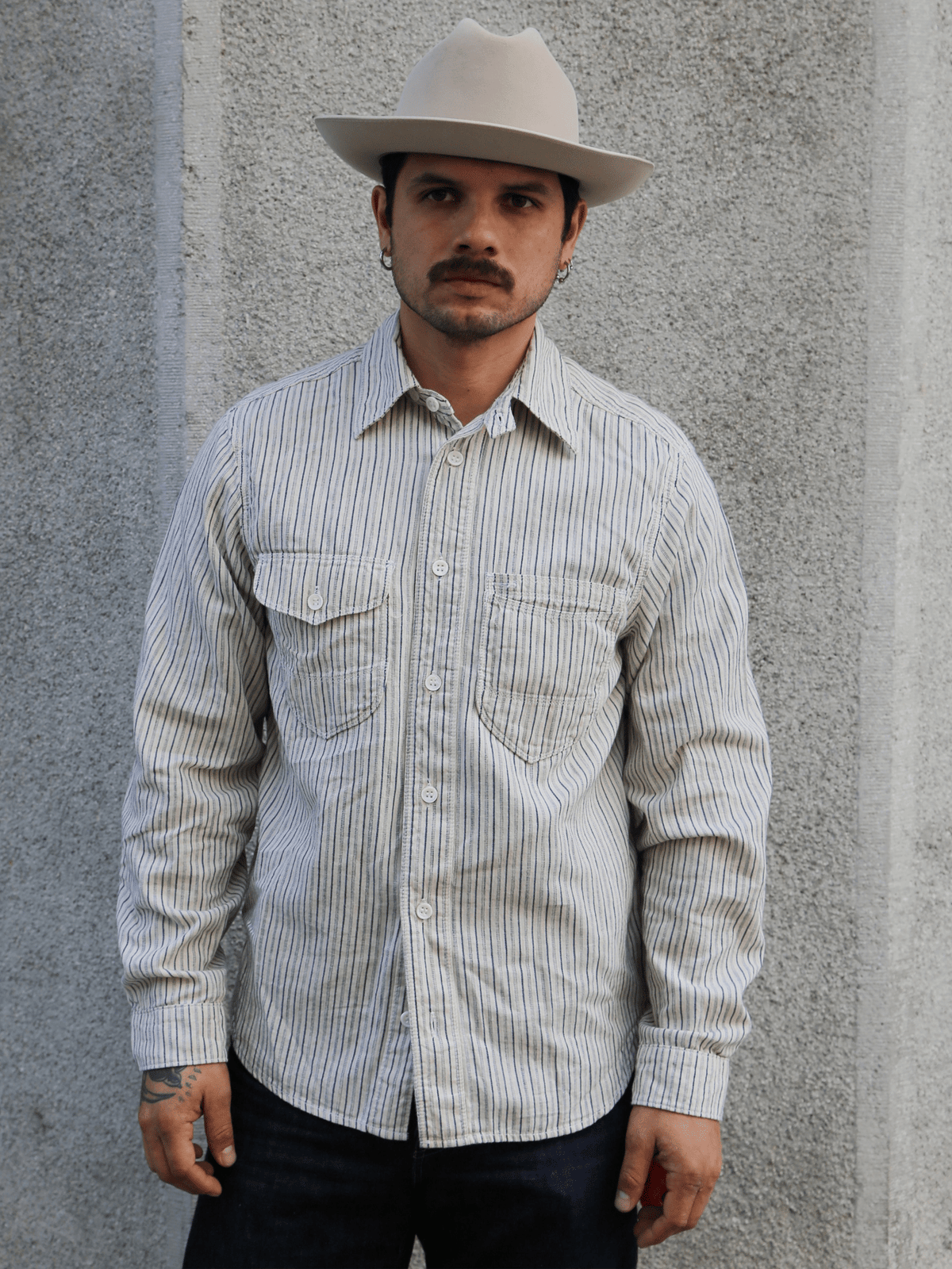 Freenote Cloth Modesto Shirt – Stripe (M1262269-STR)