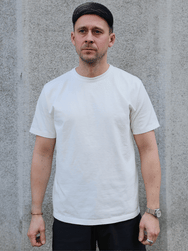 Studio d'Artisan Suvin Gold T-Shirt – White (8173)