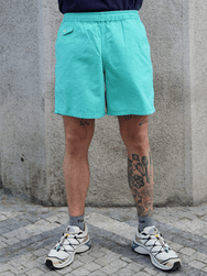 The Real McCOY's Cotton Drill Swim Shorts (Over-Dyed) – Teal (MP22015-111)