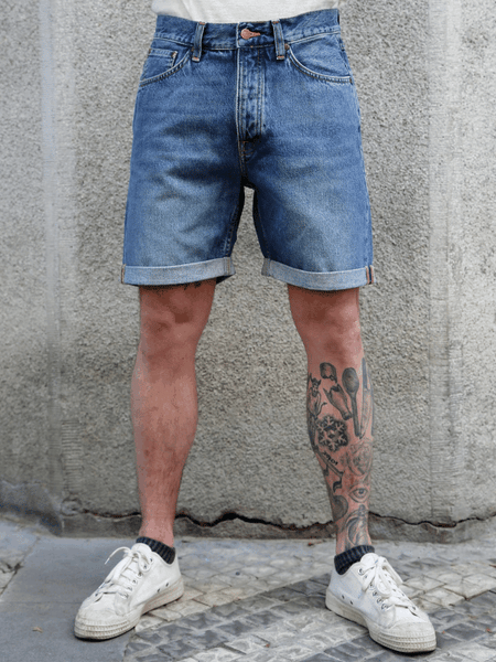 Nudie Jeans Josh Denim Shorts – Blue Haze (114639)