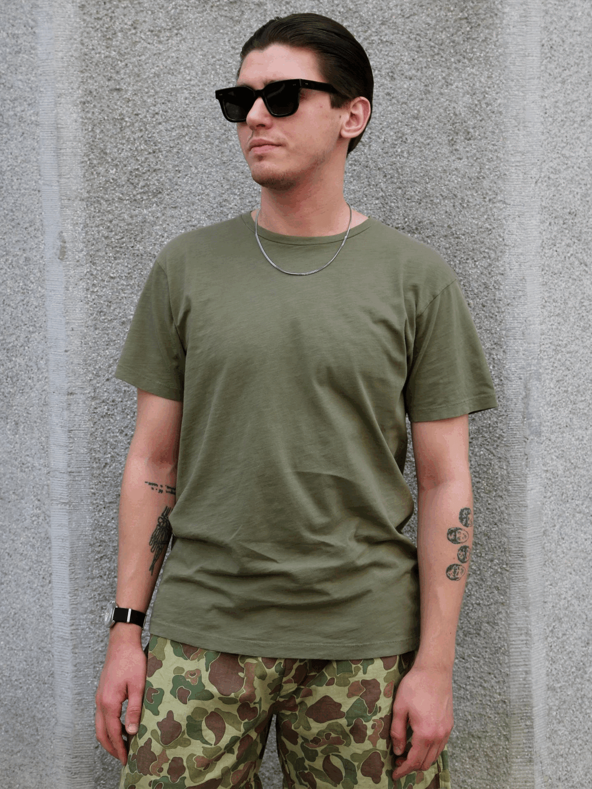 Nudie Jeans Roffe T-Shirt – Olive (131855)
