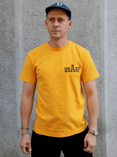 Buzz Rickson's SS T-Shirt Pistol Packin’ Mama – Gold (BR79780)