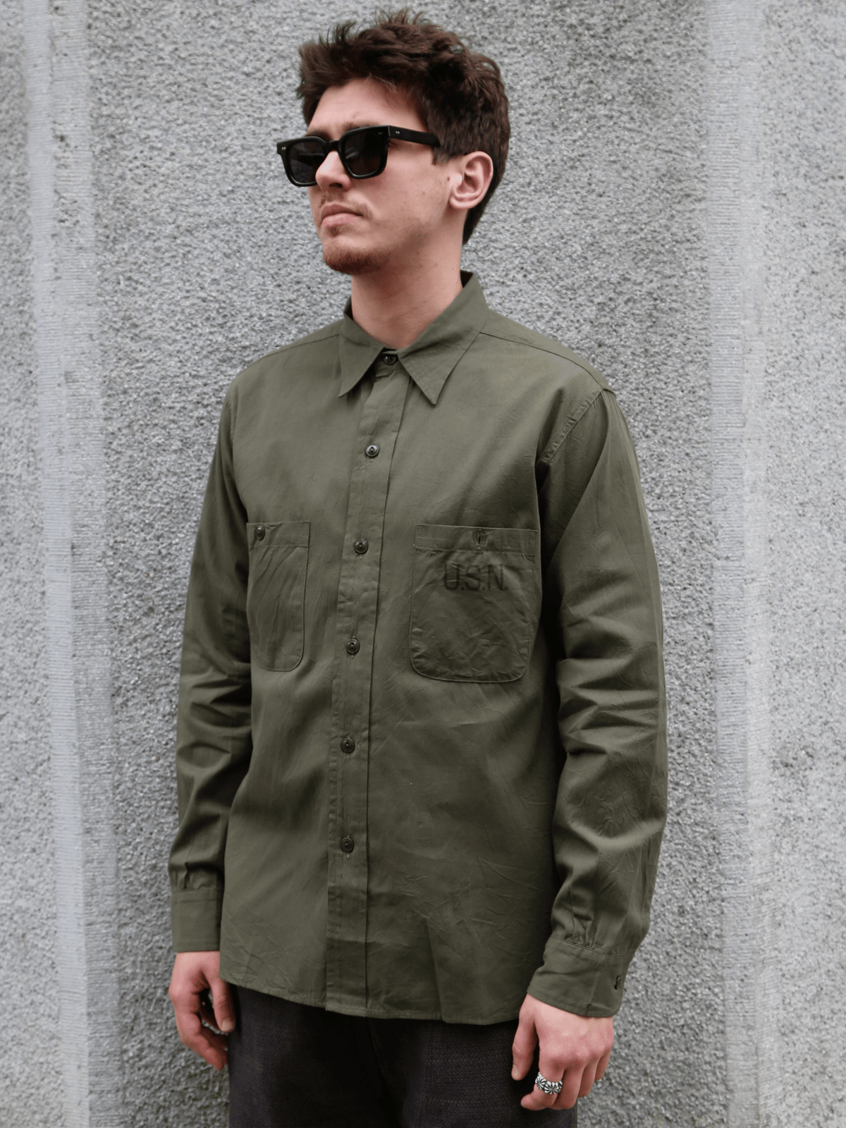 Buzz Rickson's Utility Shirt N-3 “Contract NTsx-83000” – Olive (BR29659)
