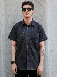Sugar Cane Fiction Romace 5.25oz. ID Check Work Shirt – One Wash (SC39734-421)