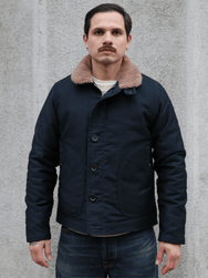Iron Heart Whipcord N1 Deck Jacket – Navy (IHM-35-NAV)