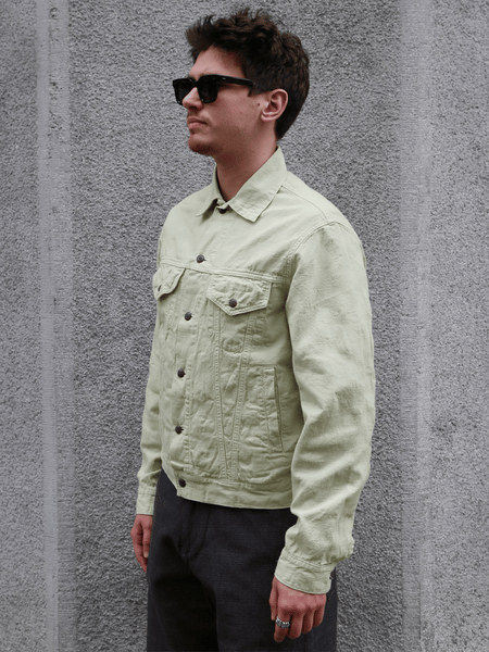 Samurai Jeans Tropical Weather Tracker Jacket – Green Tea (SJTKJ26-AT)