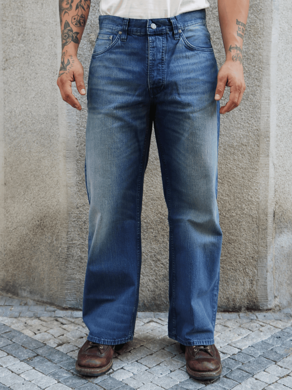 Nudie Jeans Loud Larry Blue Painter (115141)