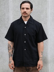 Black Sign Albatross Habana Shirt – Midnight Black (BSSL-26107)
