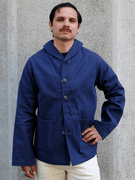 The Real McCOY's U.S. Navy Denim Dungaree Jumper – Indigo (MJ23012)