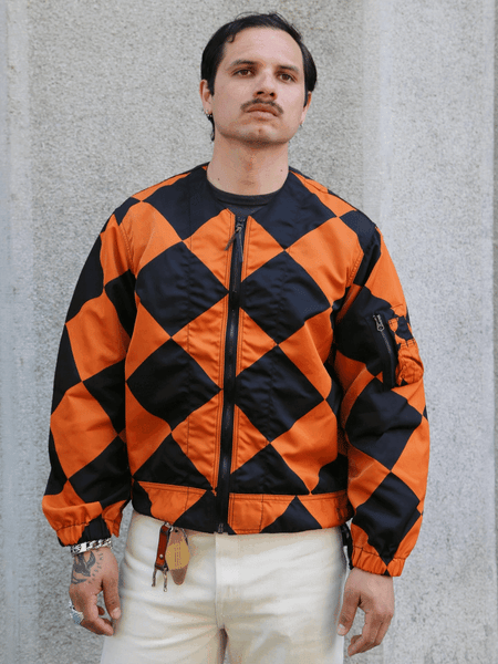 The Real McCOY's Linecrewman Jacket, Identifying, Type G-1 – Orange/Black (MJ25008)