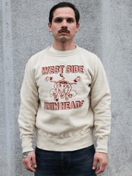 Studio D'Artsian Printed Sweatshirt West Side – Ivory (8193A)