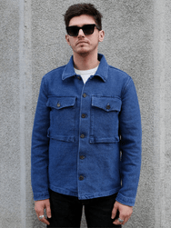 Freenote Cloth Midway Sashiko Shirt 2 Years Wash – Indigo (M0004354-2YW)