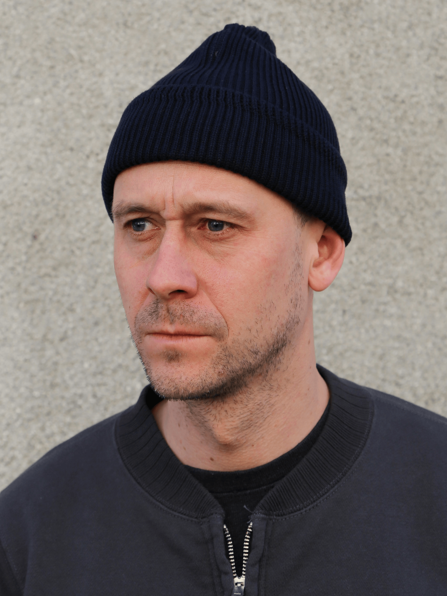 BUZZ RICKSON'S U.S.N. WATCH CAP COTTON 黒 Buzz Rickson's Watch Cap Cotton Navy