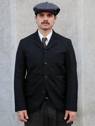 Black Sign Army Serge Butler Jacket – Midnight Black (BSFS-22710)