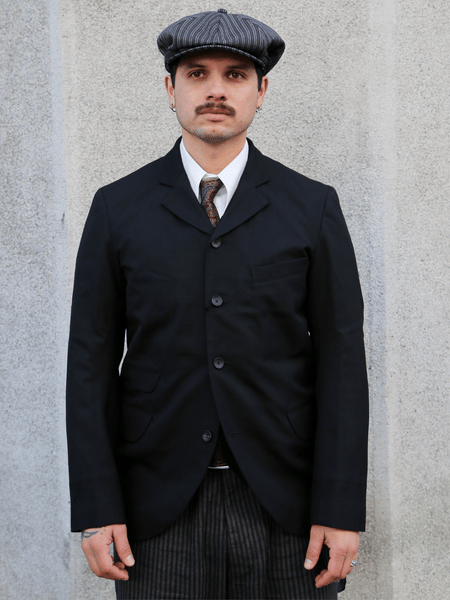 Black Sign Army Serge Butler Jacket – Midnight Black (BSFS-22710)