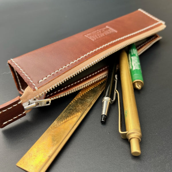 Krysl Goods Handmade Pen Case Brown