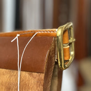 KRYSL GOODS HORSE HIDE HANDMADE BELT VZ.20-H/SADDLE TAN