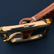 KRYSL GOODS HORSE HIDE HANDMADE BELT VZ.20-H/SADDLE TAN