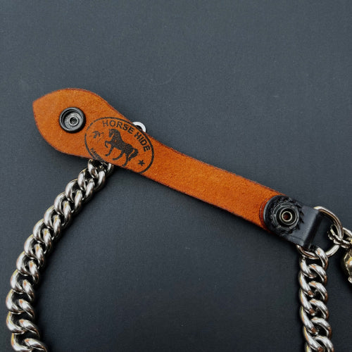 Krysl Goods Wallet Chain Stainless Skull Black