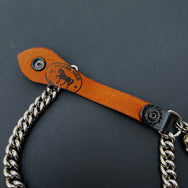 Krysl Goods Wallet Chain Stainless Skull Black
