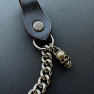 Krysl Goods Wallet Chain Stainless Skull Black
