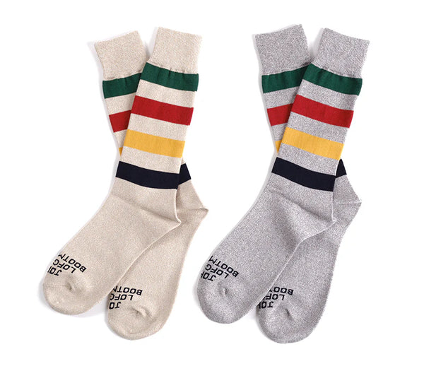 John Lofgren JLB Socks 10" – Frontier Striped