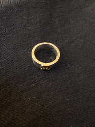 First Arrow's K18 Horseshoe 8mm Plain Ring – (R-297)