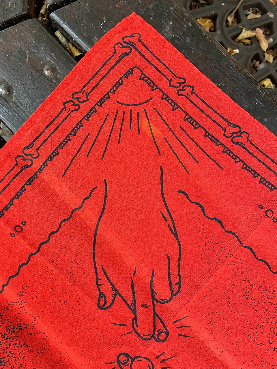 Nudie Jeans – Ingrid Bandana Double Cross Red (181147)