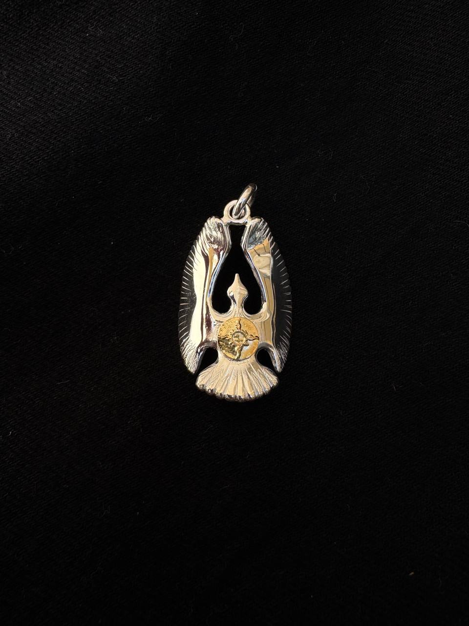 First Arrow's Eagle with K18 Pendant – (P-092)