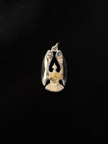 First Arrow's Eagle with K18 Pendant – (P-092)