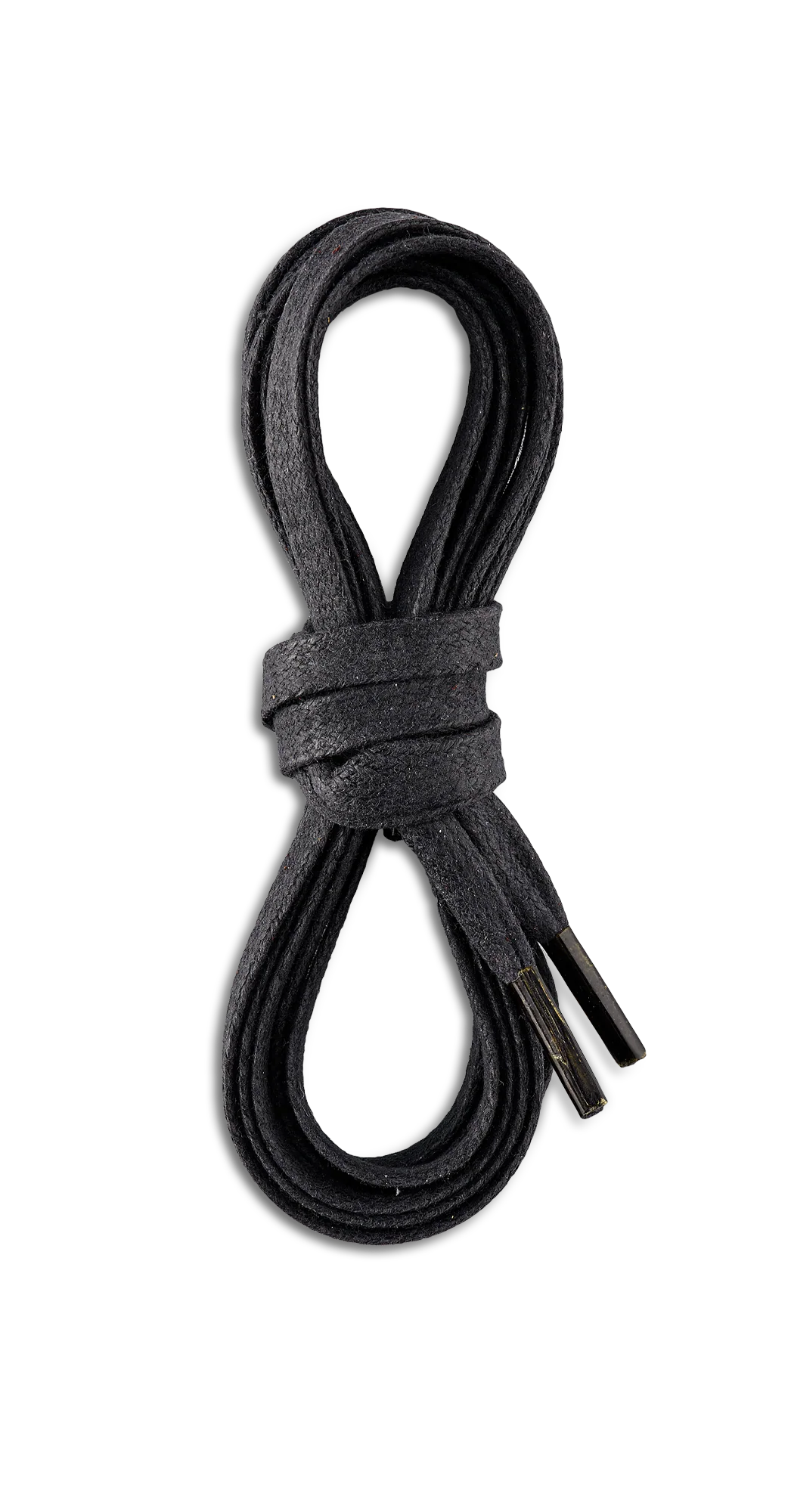 Red Wing 93007 Black Flat Waxed Laces – 60 Inch / 152 cm