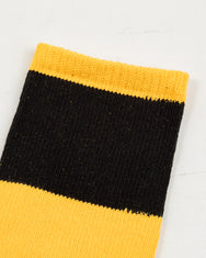 BUCO Striped Action Socks – Yellow/Black – BA23105 (306)