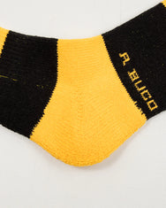 BUCO Striped Action Socks – Yellow/Black – BA23105 (306)