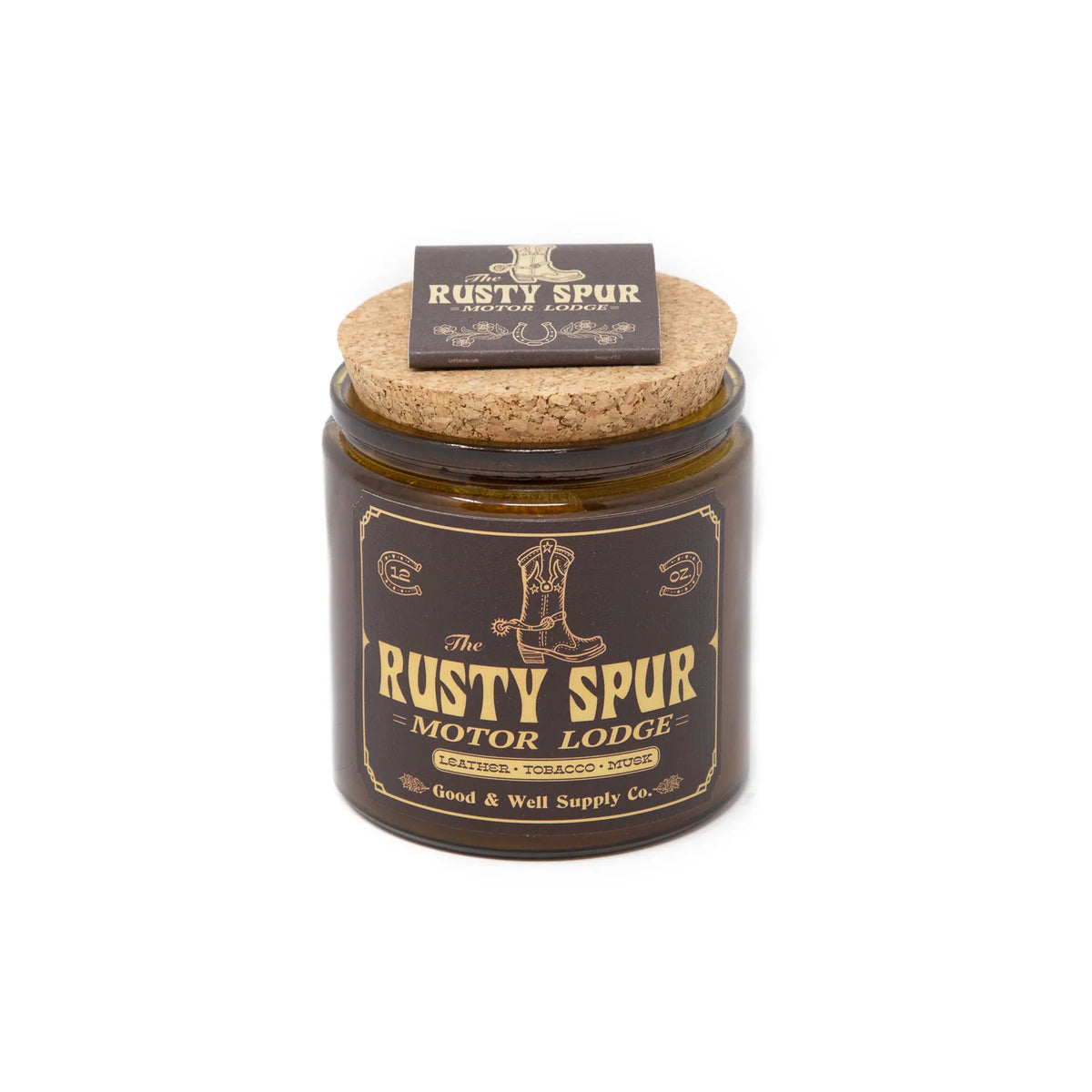 Good & Well Supply Co Rusty Spur Motor Lodge Candle 12oz