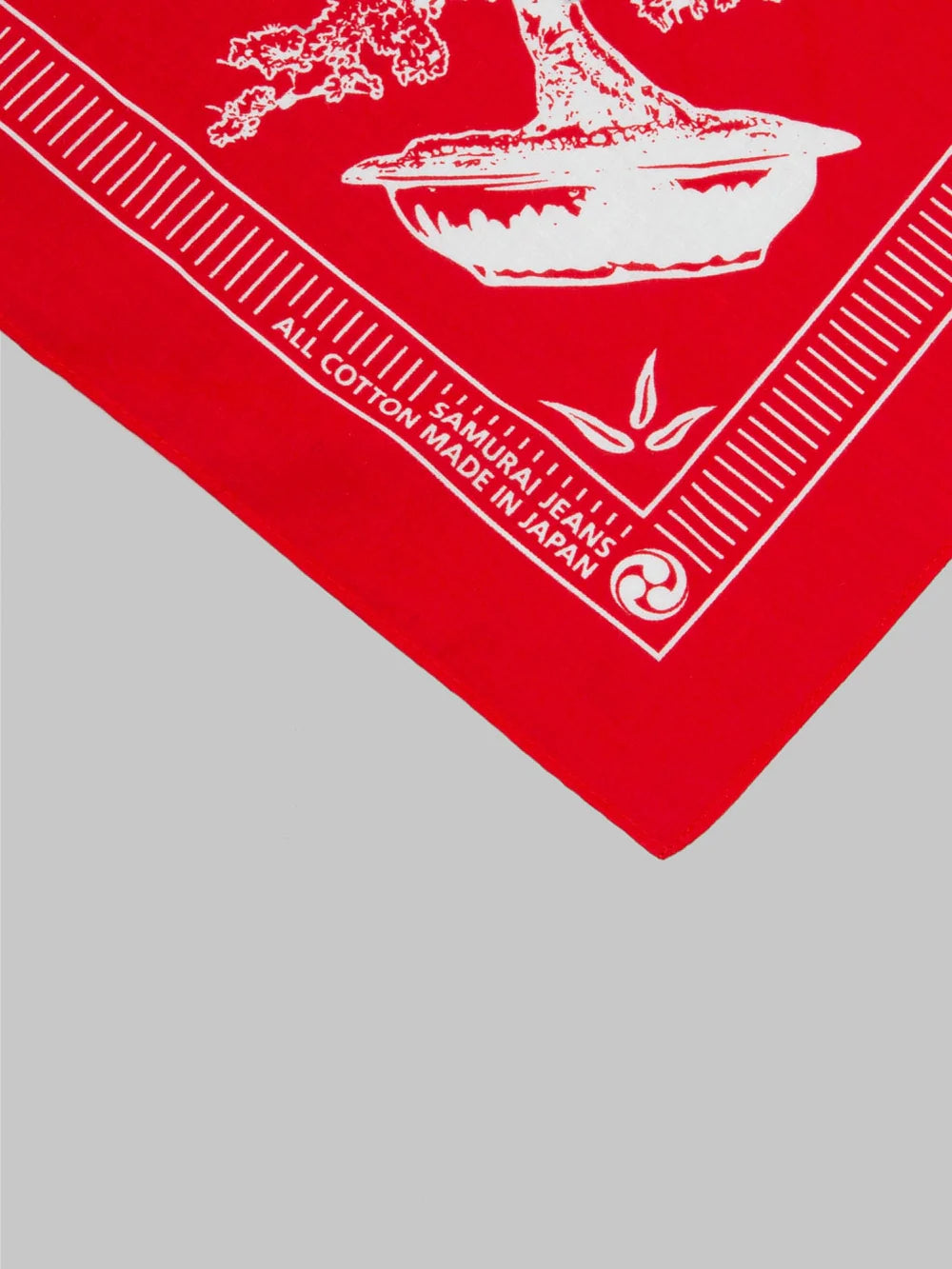 Samurai Jeans Bonsai Bandana Red