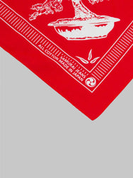 Samurai Jeans Bonsai Bandana Red