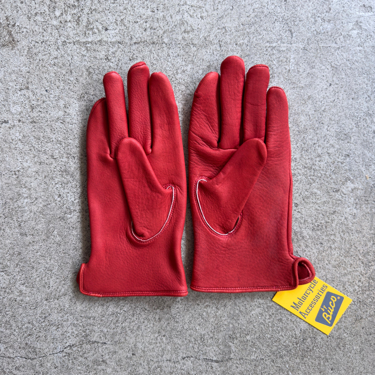 The Real Mccoy`s Buco Motorcycle Gloves Red BA14101