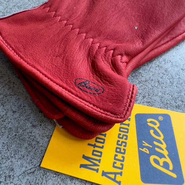 The Real Mccoy`s Buco Motorcycle Gloves Red BA14101