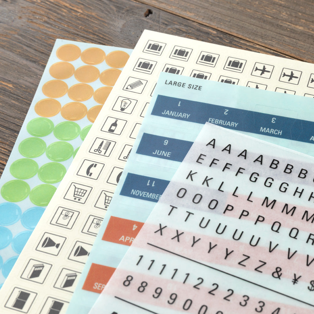 Traveler’s Notebook Customize Sticker Set – 2026 Diary