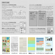 Traveler’s Notebook Customize Sticker Set – 2026 Diary