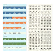 Traveler’s Notebook Customize Sticker Set – 2026 Diary