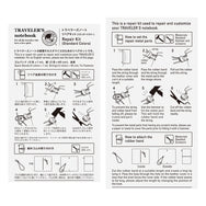Traveler’s Notebook Refill 009 – Repair Kit (Standard Colors)