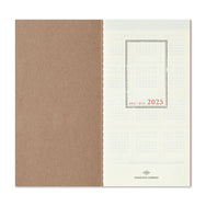 Traveler's Notebook Refill 2025 Weekly + Memo Diary Regular Size