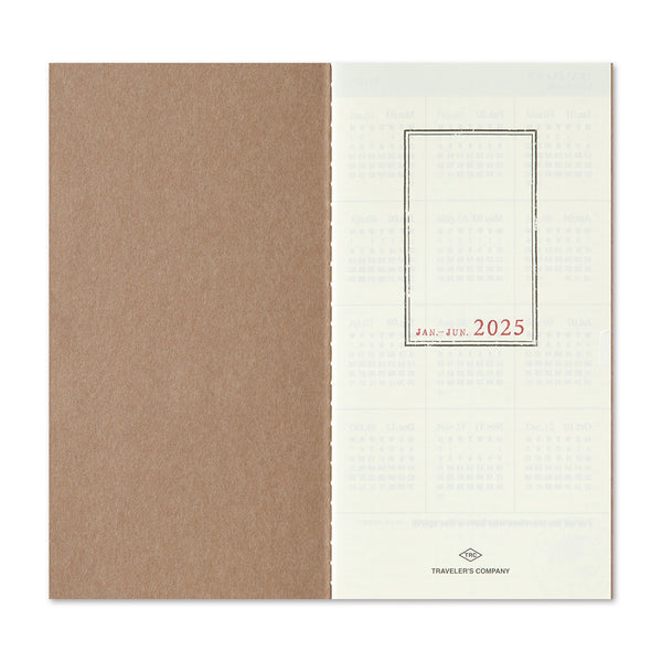 Traveler's Notebook Refill 2025 Weekly + Memo Diary Regular Size