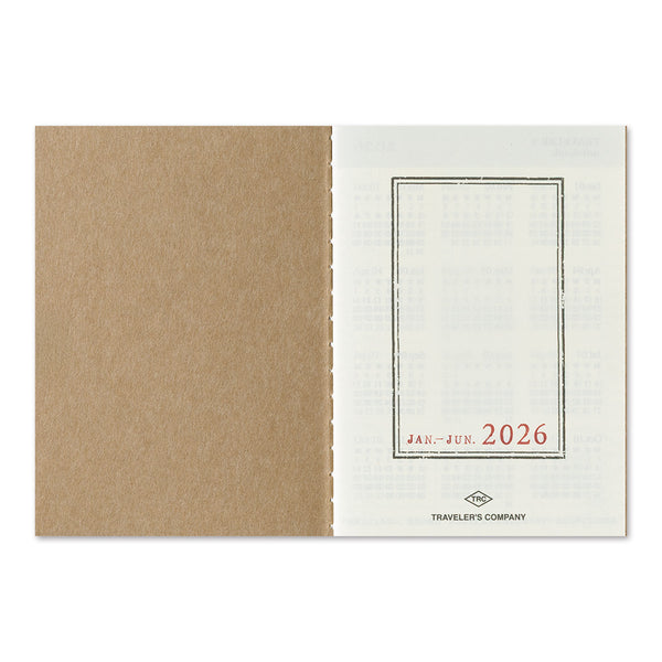 Traveler’s Notebook Weekly Refill 2026 – Passport Size