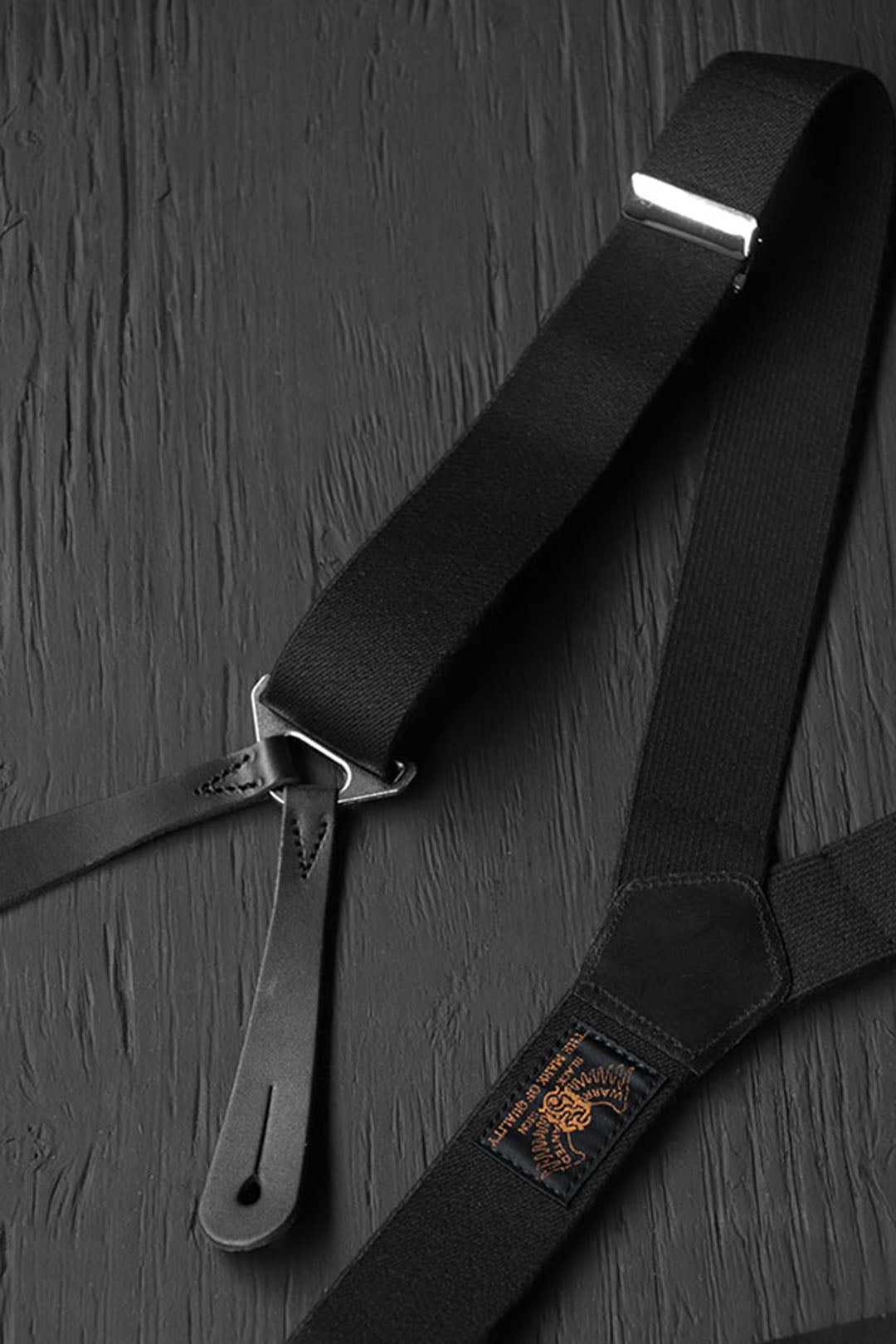 Black Sign Military Suspenders Black (BSFA-18603)