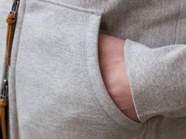 3sixteen Heavyweight Hoody Grey