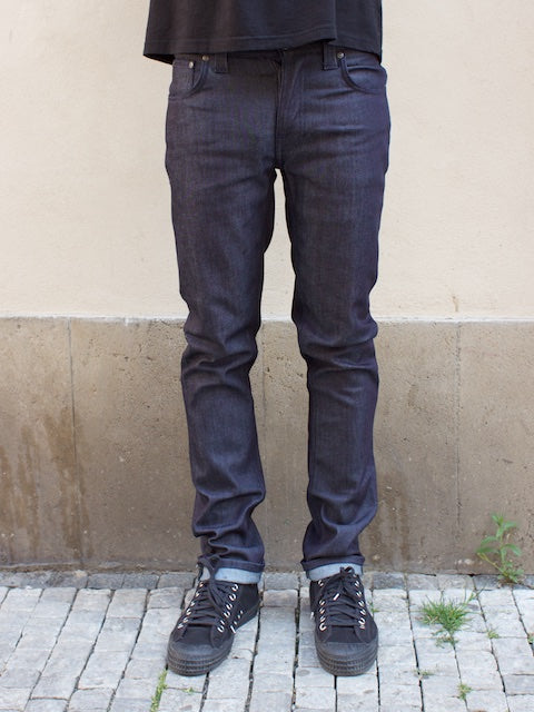 Nudie Jeans Grim Tim Dry Navy Dips