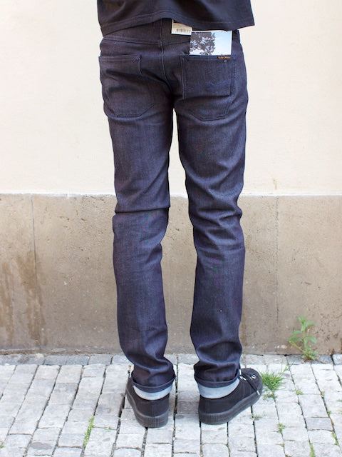 Nudie Jeans Grim Tim Dry Navy Dips